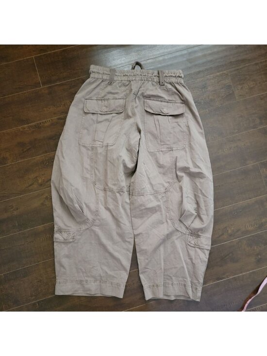 Free People Onset Cargo Pants Utility Y2K Parachute Relaxed Hipster Womens M - Picture 3 of 8